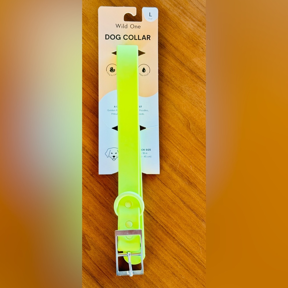 WILD ONE COLLAR- “LIMEADE” (LARGE)